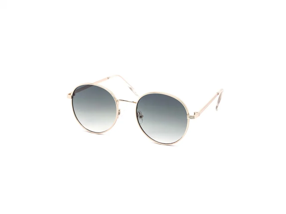12-Pack Classic Metal Round Gradient Sunglasses