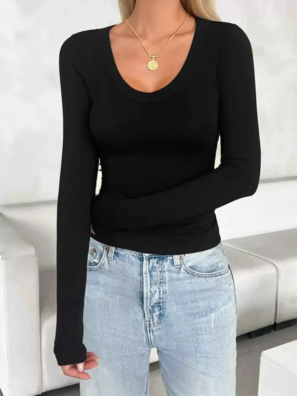 Slim Fit Long Sleeve T-Shirt