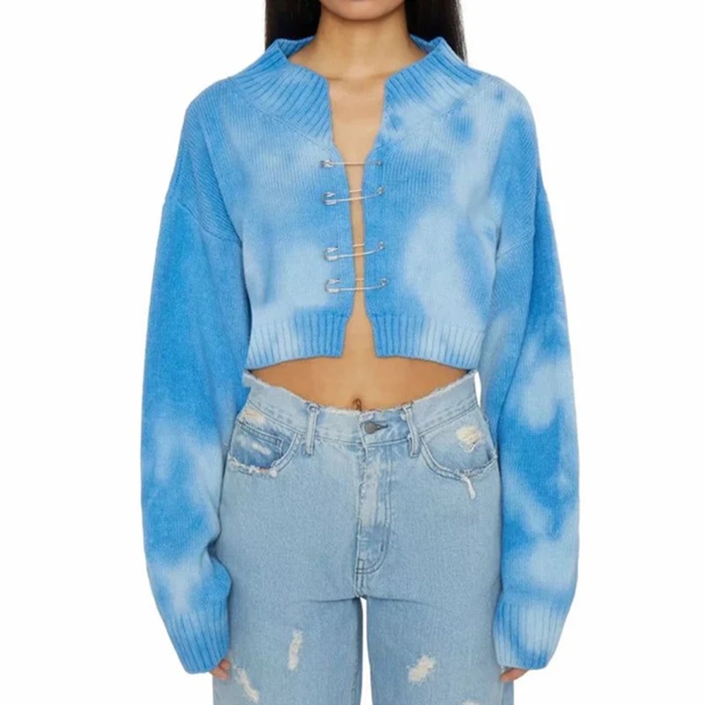 Safety Pin Knitted Cardigan