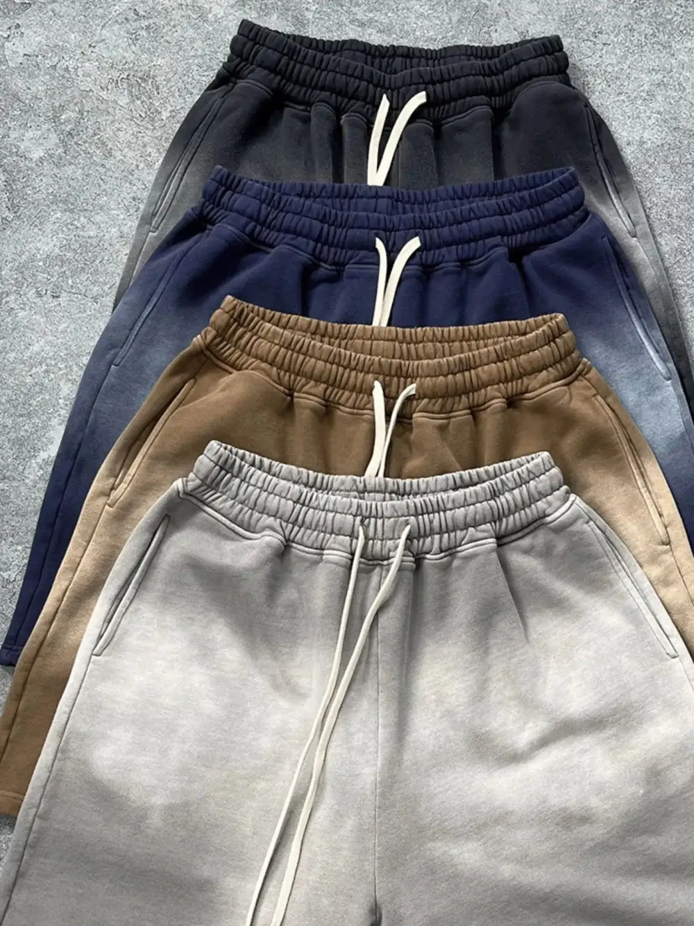 Travel Drawstring Cotton Blend Casual Shorts