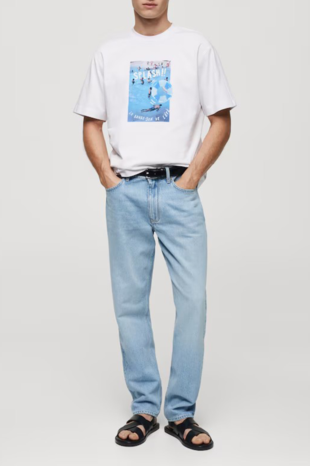 Cotton Printed T-Shirt With Drawing