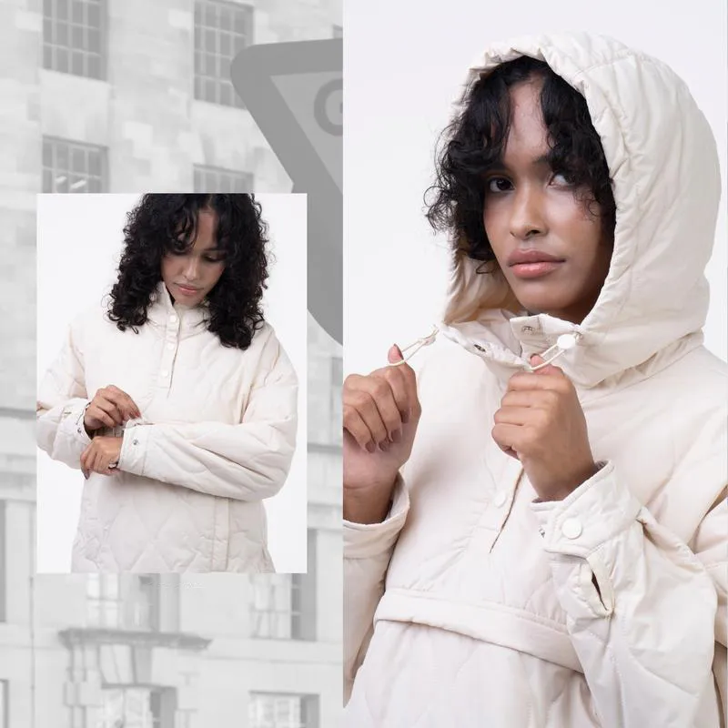 Women's Packable Puffer Hoodie Coat