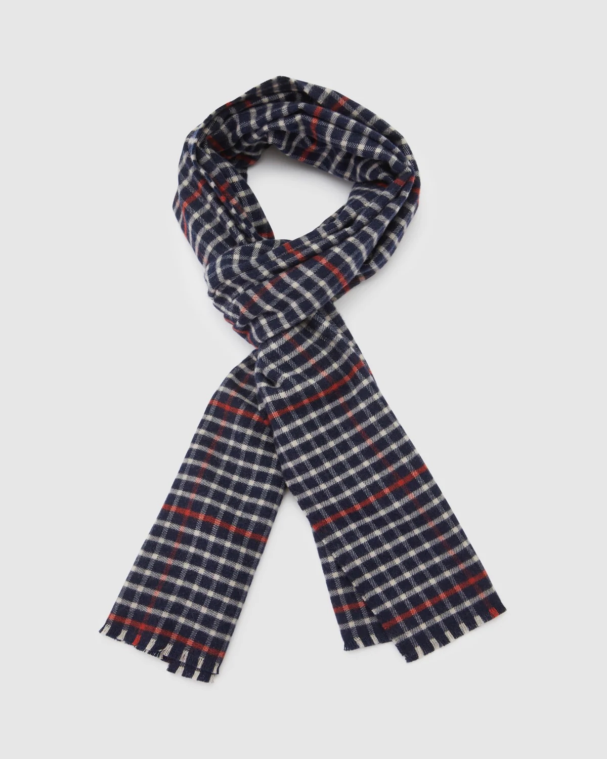 Wool Plaid Scarf
