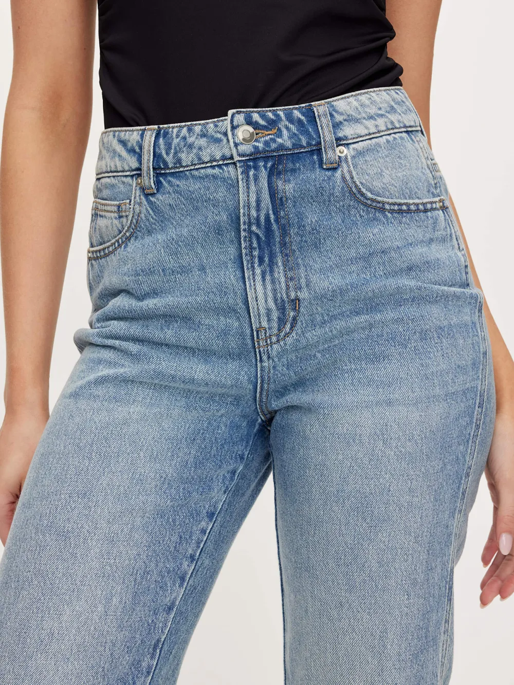 Casual Style Ridgid Straight Jeans