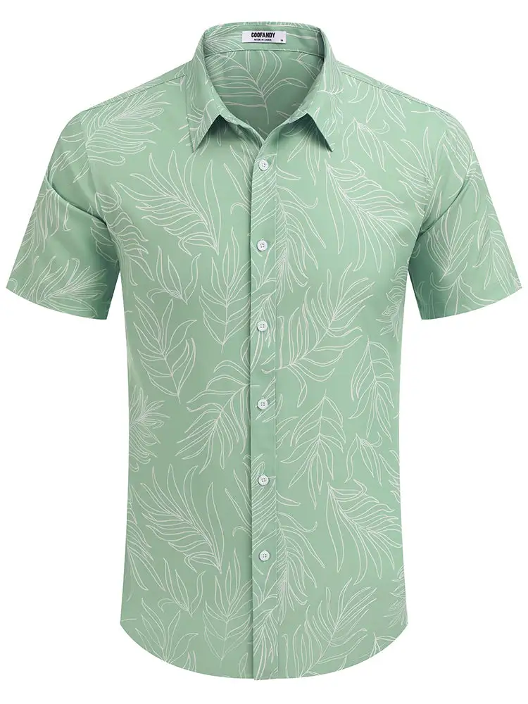 Casual Hawaiian Printed Vacation Shirt