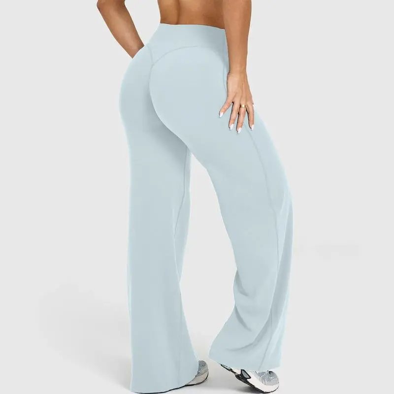 SoftMotion Straight Leg Bottoms Women Workout Leggings Fitness Gym Outdoor Sports Yoga Pants