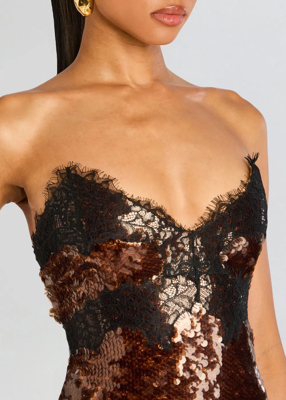 Lace Sequin Dress