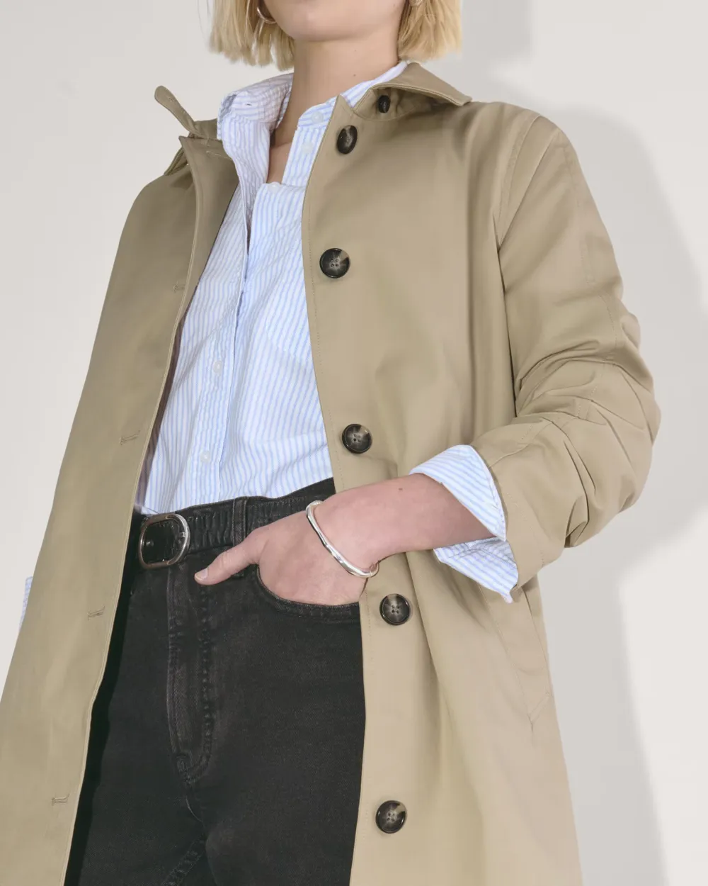 The Slant Pocket Mac Coat