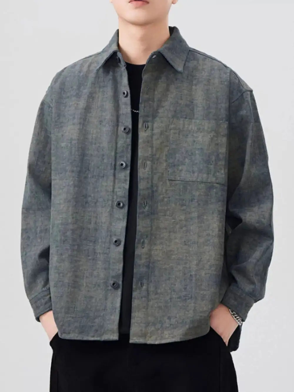 Easywear Button Up Long Sleeve Shirt