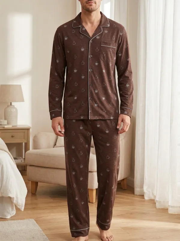 Comfort Everyday Classic Men's Pajama Set