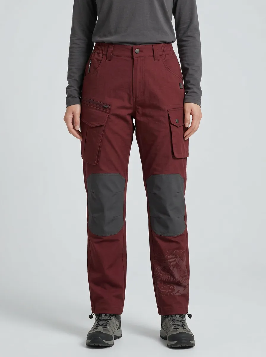 Outdoor Topographic Pattern Tactical Field Cargo Pants
