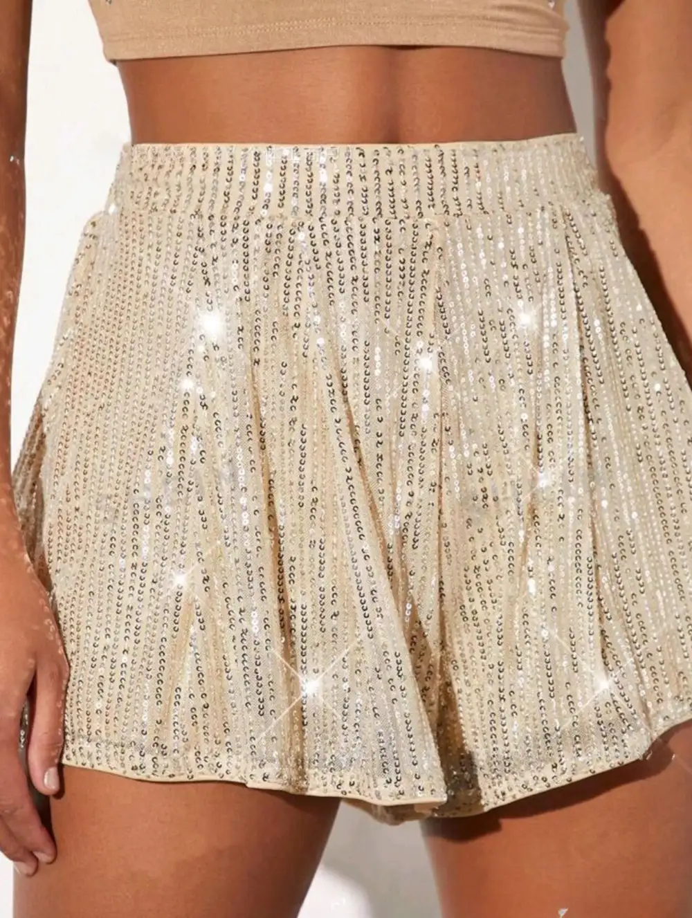 Sequin Mini Skort