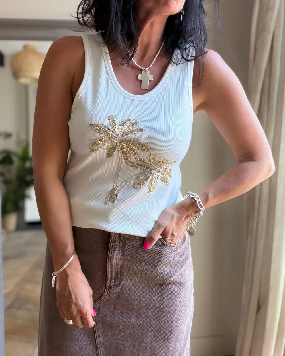 Sophisticated Cotton Tank Top