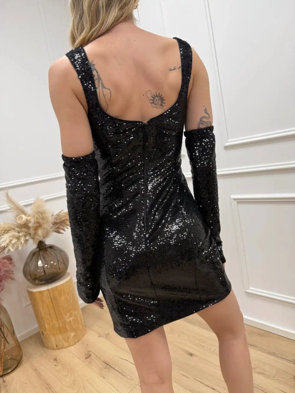 Drape Mini Dress