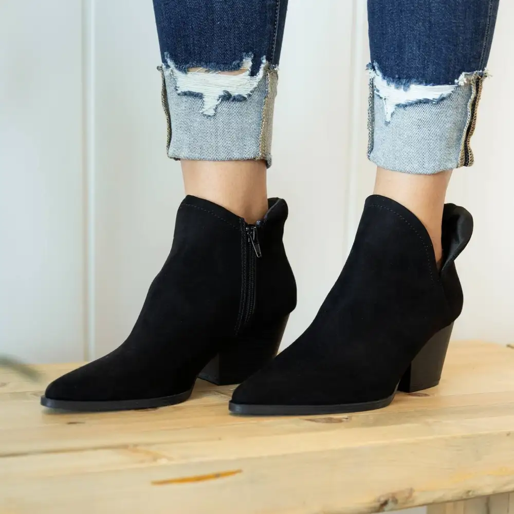 Polished Balance Ankle Boots