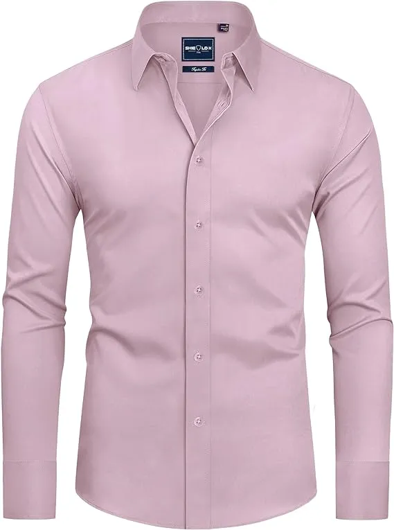 Men's Formal Long-sleeved Button-down Shirt