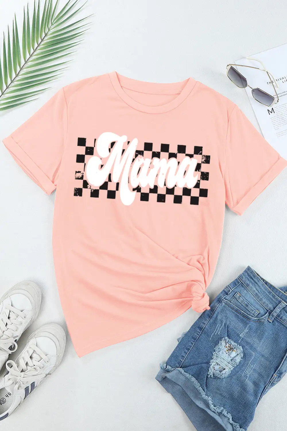 Checkered Print O