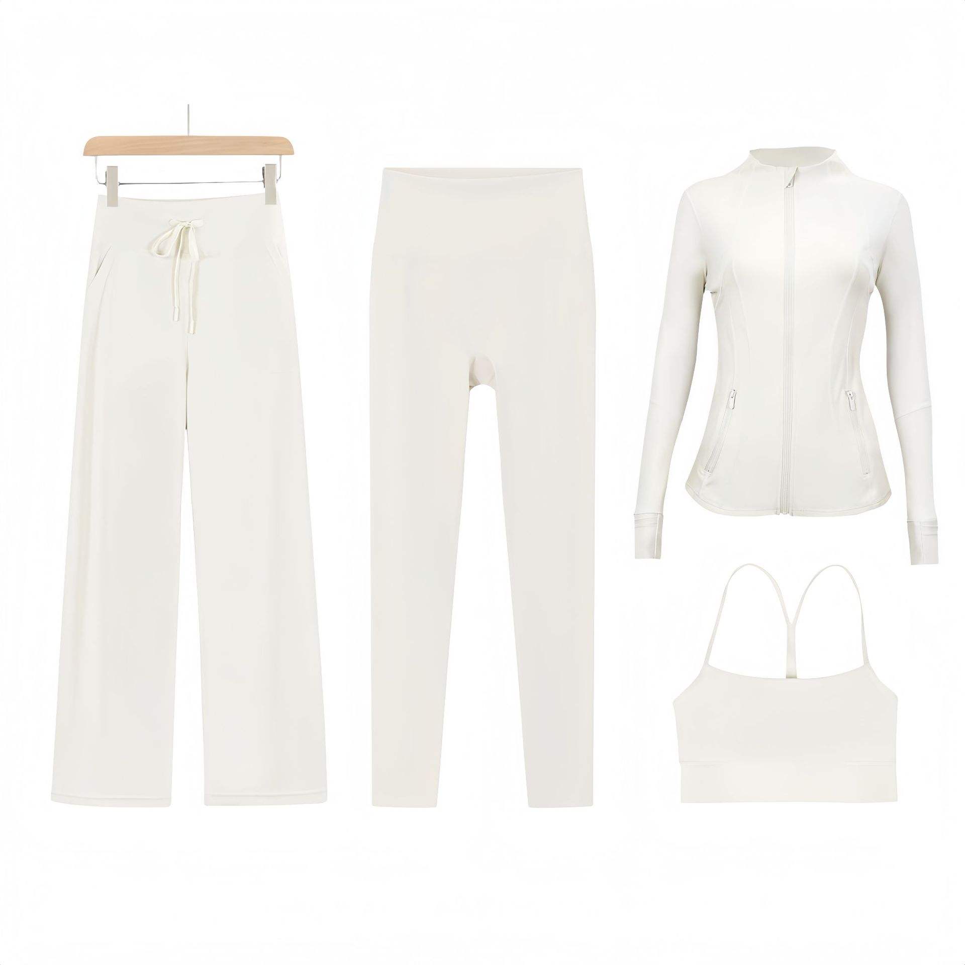 Women’s 4-Piece Breathable Yoga & Fitness Set