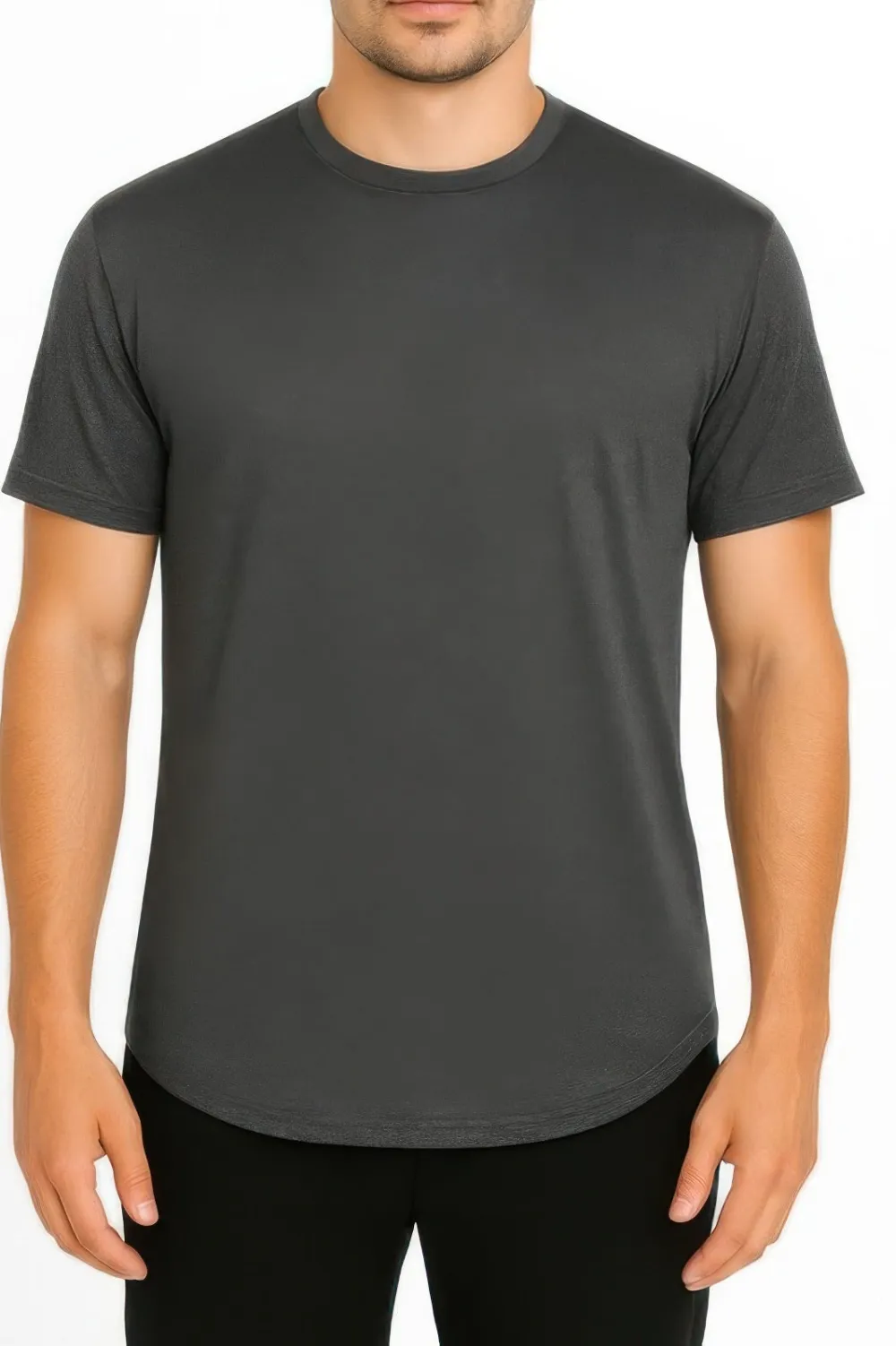 Curved Athletic Sports T-Shirt