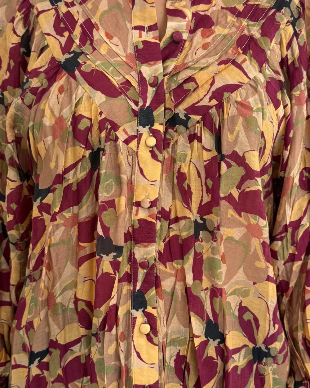 Relaxed Botanical Printed Blouse