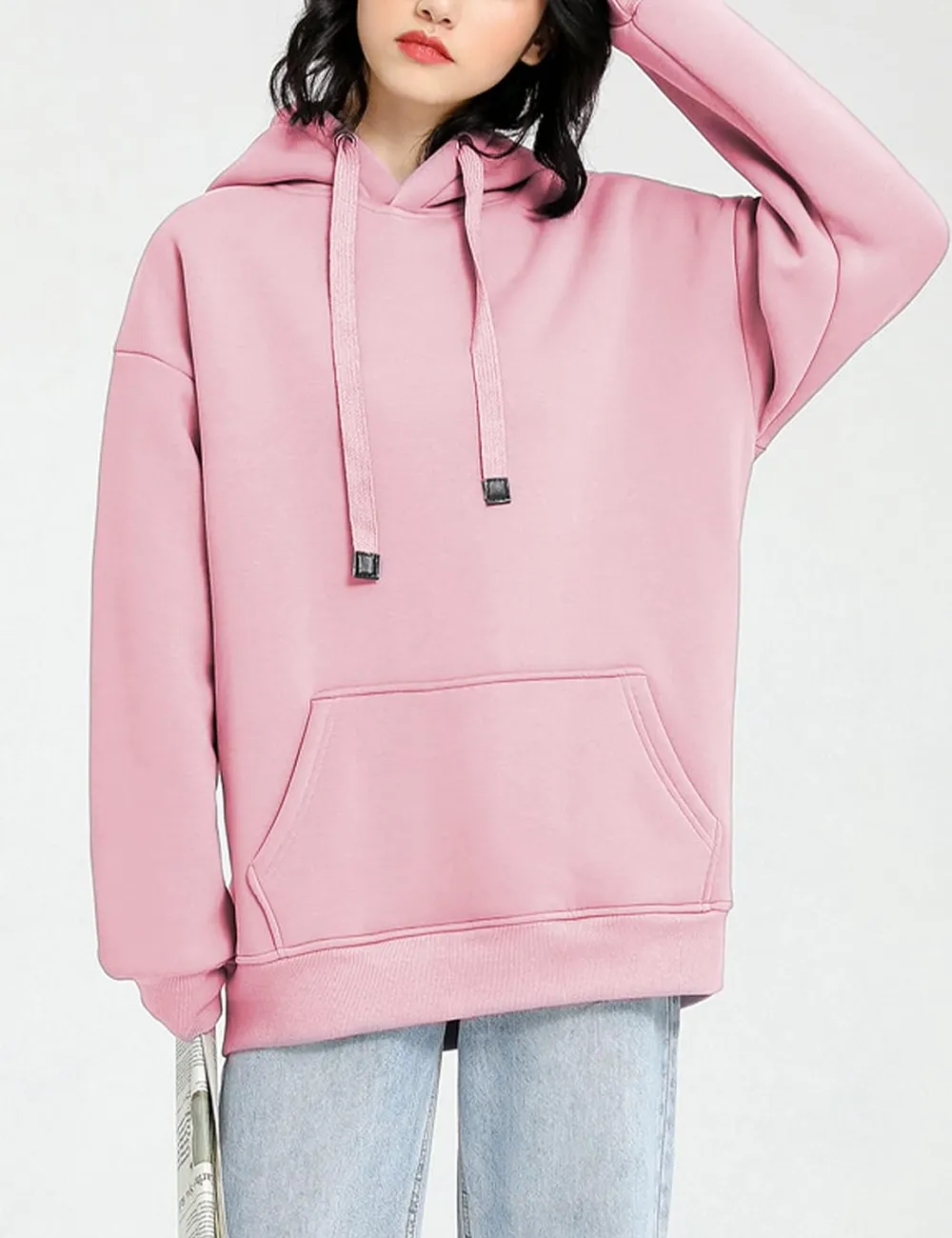 Women's Winter Hoodies Pullover Sherpa Fleece Warm Heavyweight Sweatshirt