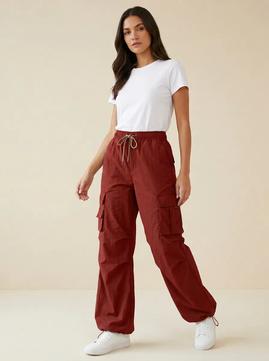 Women's Nature Inspired Cargo Graphic Cargo Work Pants