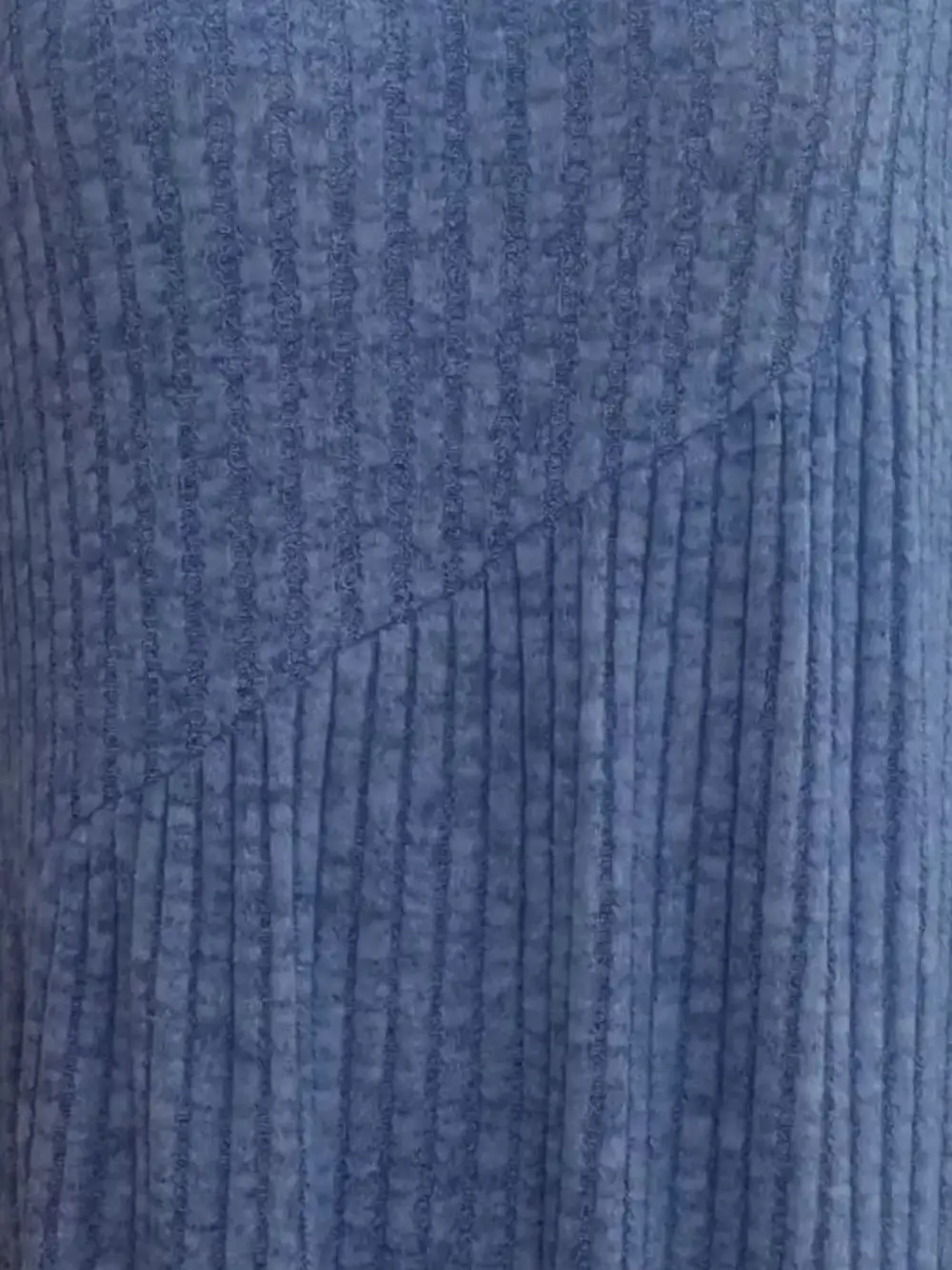 Layered Detail Ribbed Knit Long Sleeve Sweater Dress