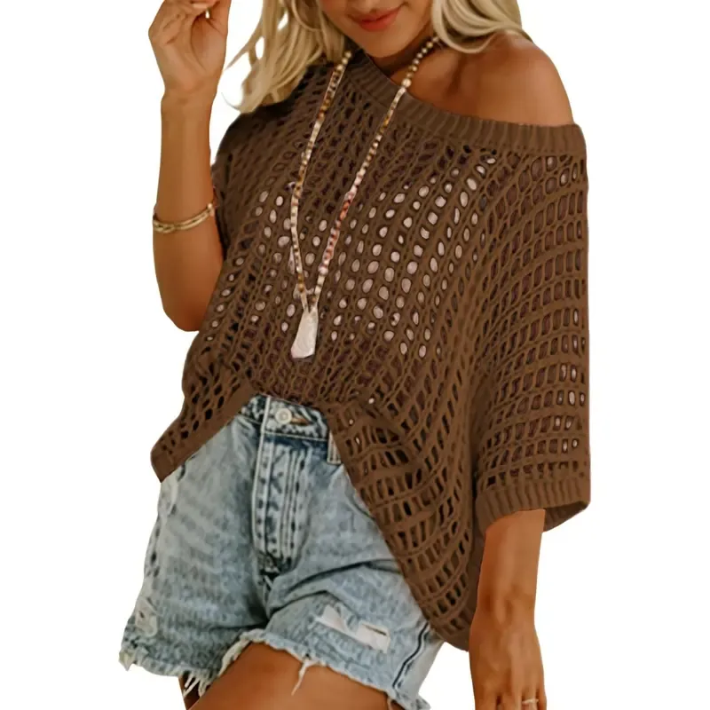 Women's Summer Crew Neck Short Sleeve Top