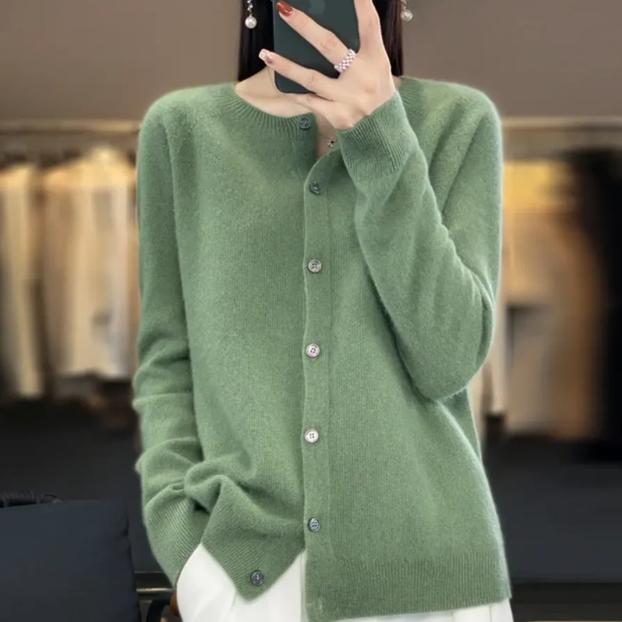 Wool Lightweight Cardigan