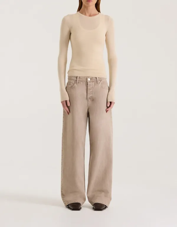 Soy Merino Boat Neck Top