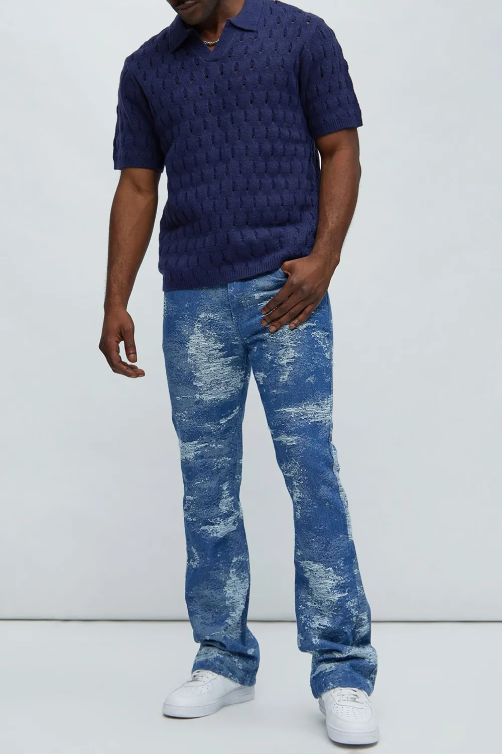 Hollow Textured Polo