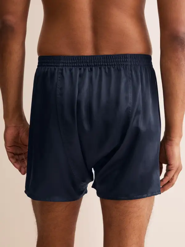 Classic Fit Solid Silk Boxers