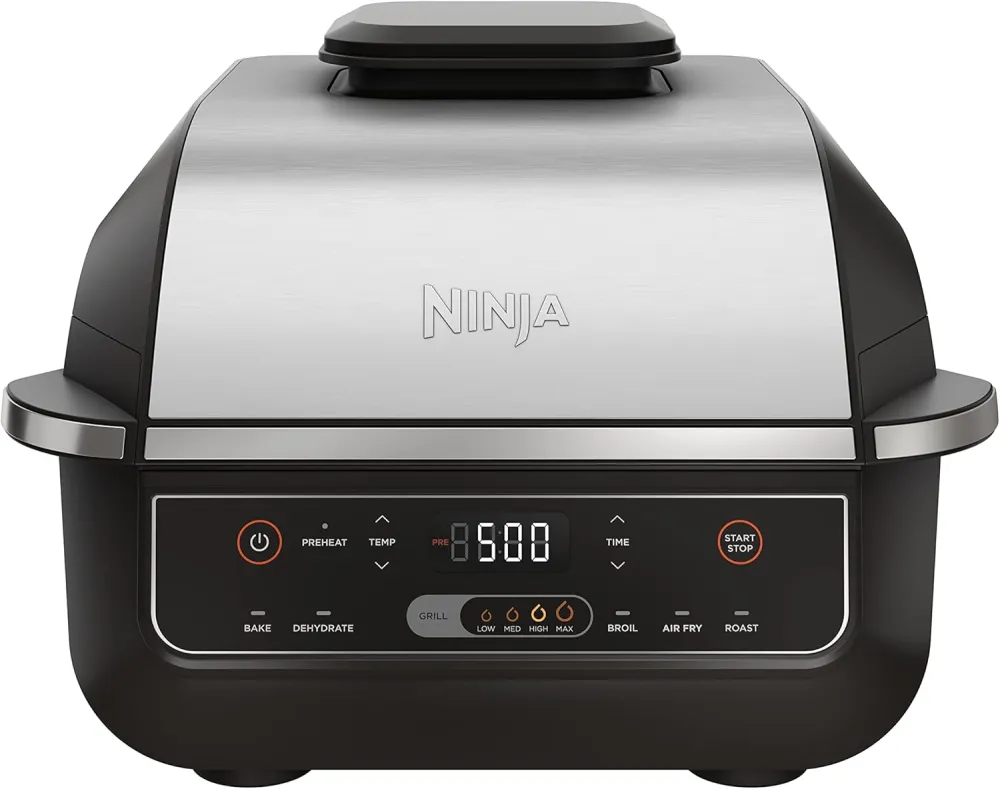 Ninja EG201 Foodi 6-in-1 Indoor Grill with Air Fry