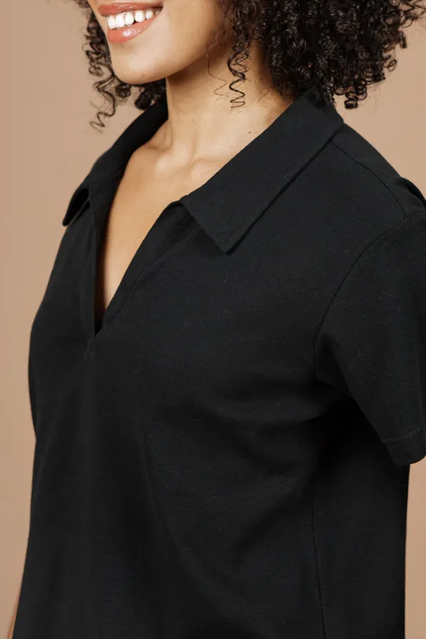 The Boxy Black Top