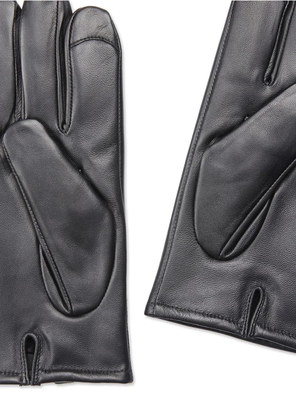 Men'S Grey Leather Waterproof Gloves
