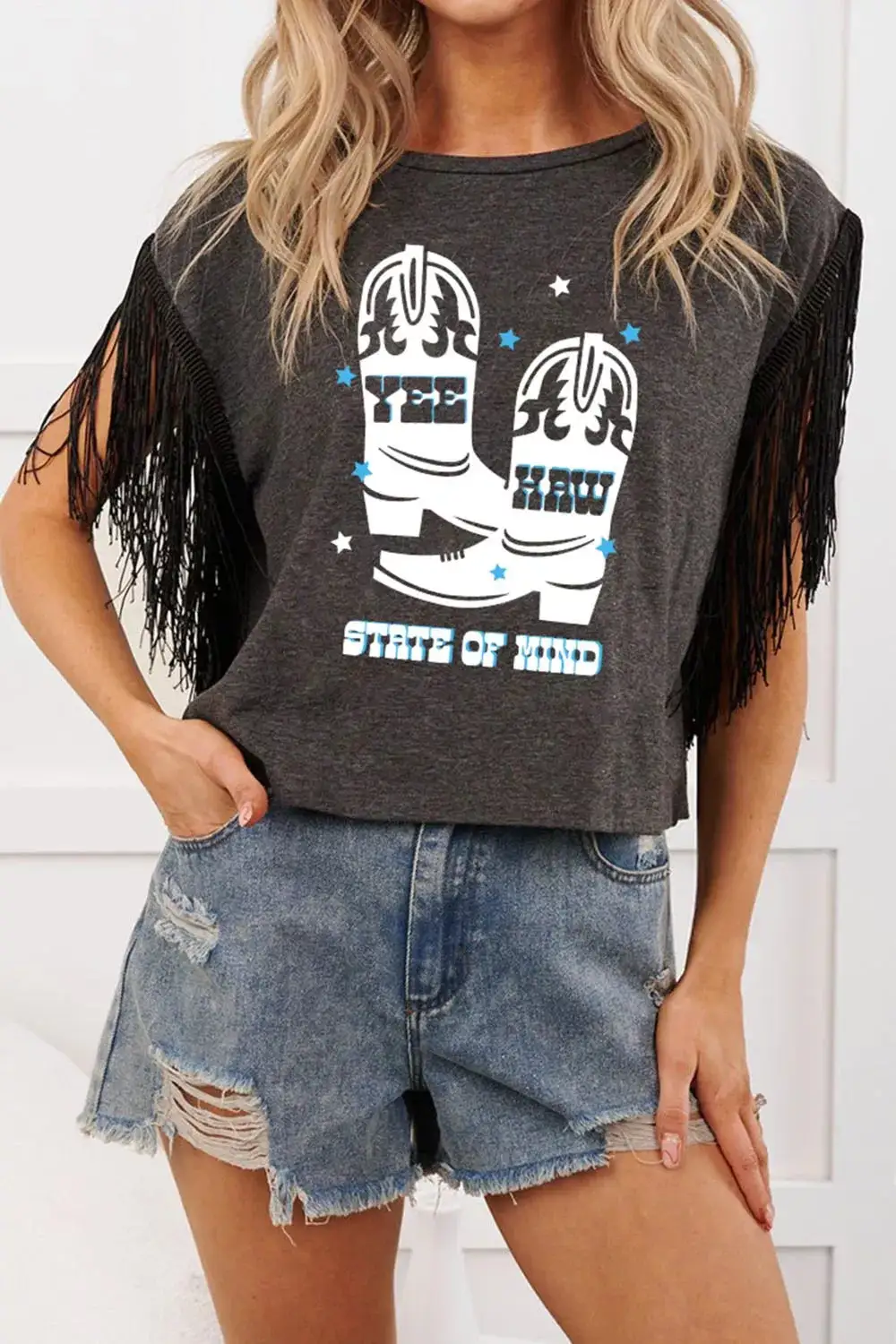 State Mind Boots Graphic T Shirt