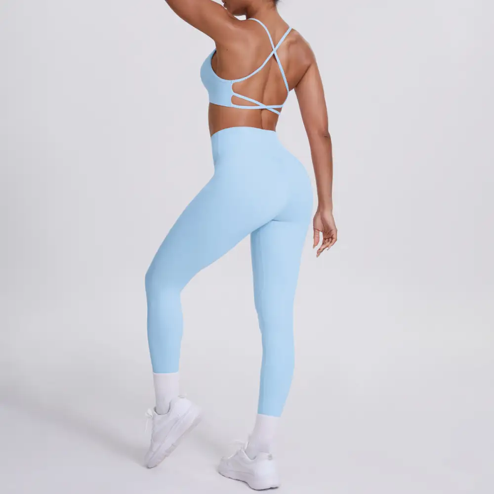 Quick-Dry Backless Two-Piece Activewear Active Set