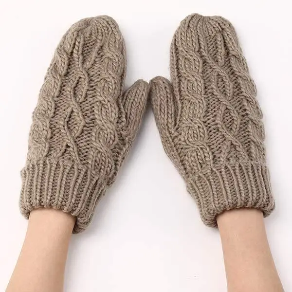 Women'S Handbag Warm Woolen Gloves 49808755C