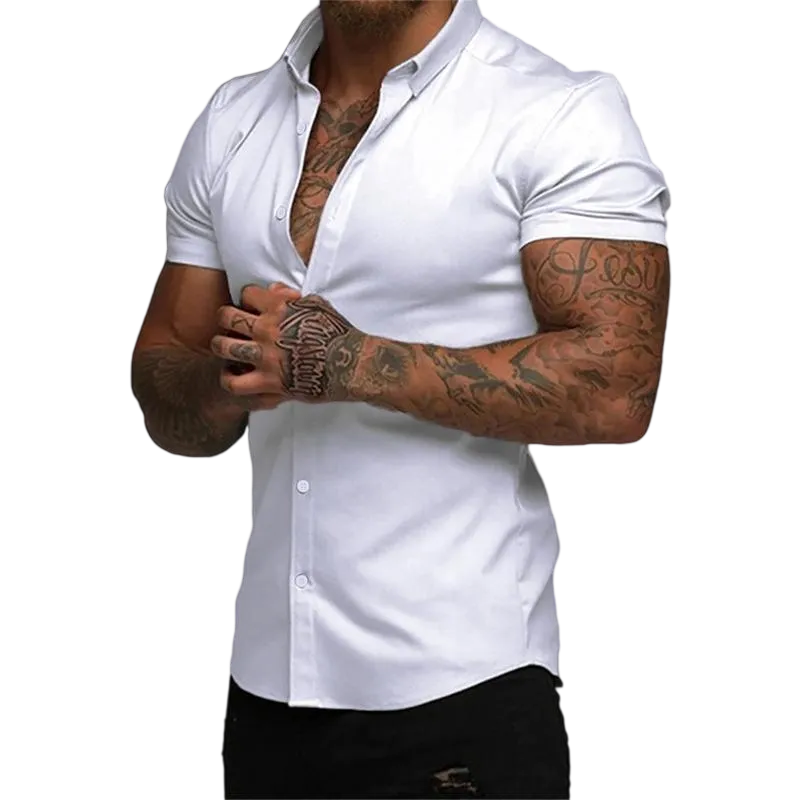 10PACK-Mens Casual Button Down Shirt