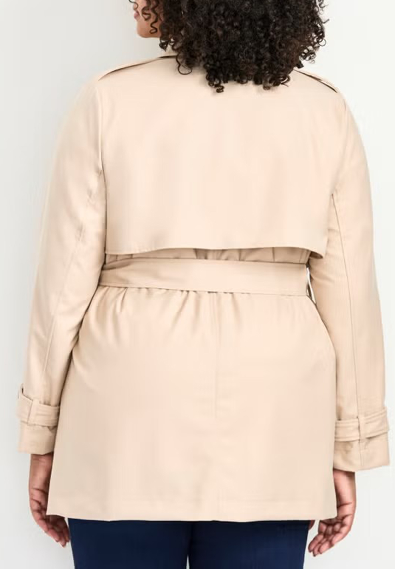 Double Breasted Waistband Jacket