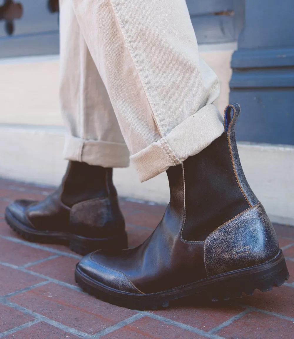 Streamlined Pull-Tab Chelsea Boots