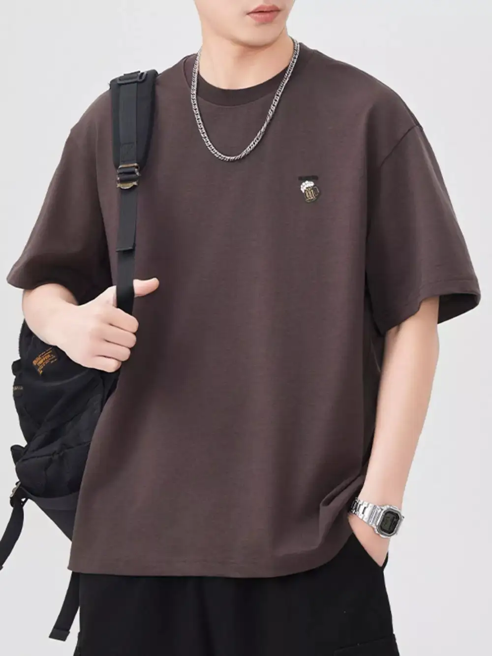 Utility Round Neck Short Sleeve T-Shirt