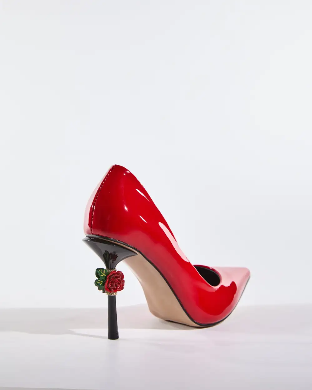 Rose Heels in Red