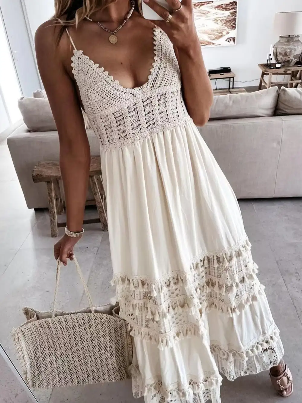 Crochet Dress Casual