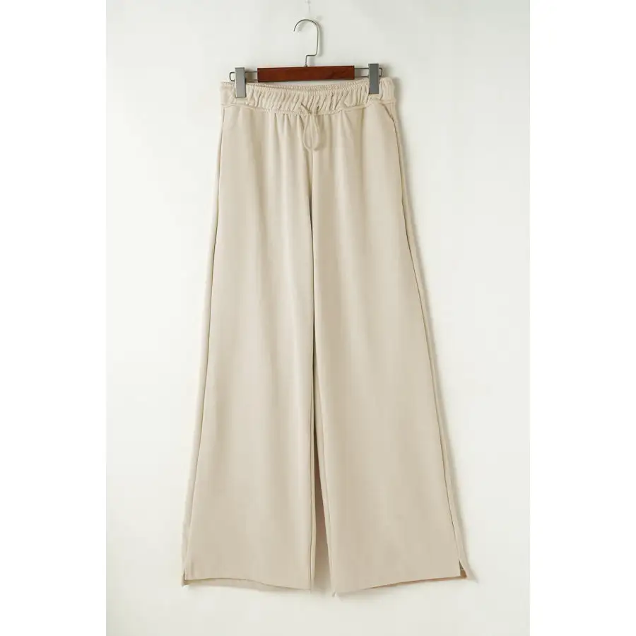 Graceful Drawstring Wide Leg Pants