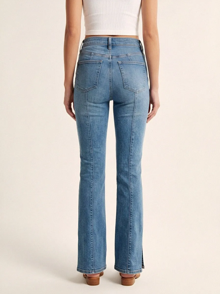Weekend High-Waist Women's High-Waist Stretch Flare Jeans
