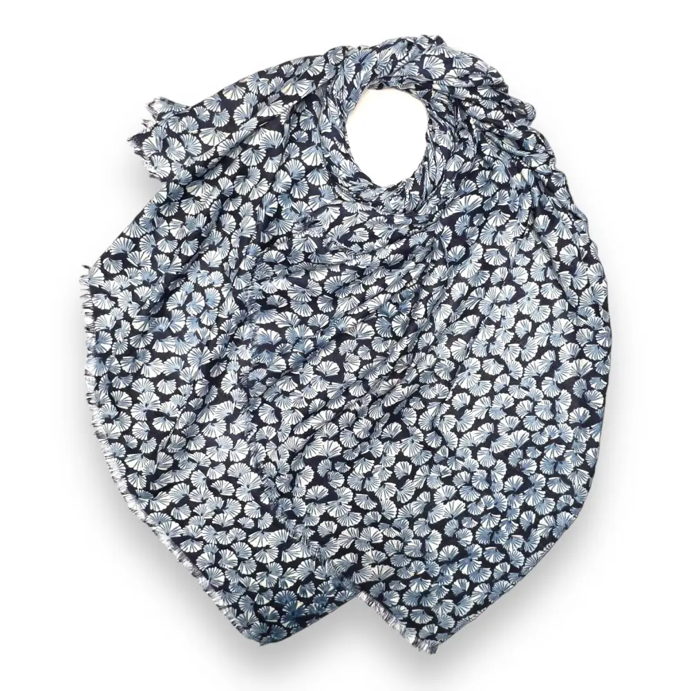 Shell Print Lightweight Scarf