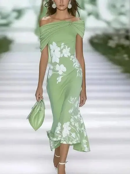 Chic Refined Women's Floral Maxi Dress