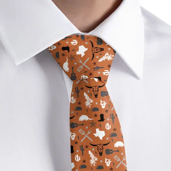 Timeless Heritage Emblem Accent Necktie