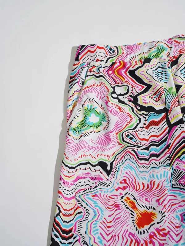 Men's Coastal Allover Print Swim Trunks